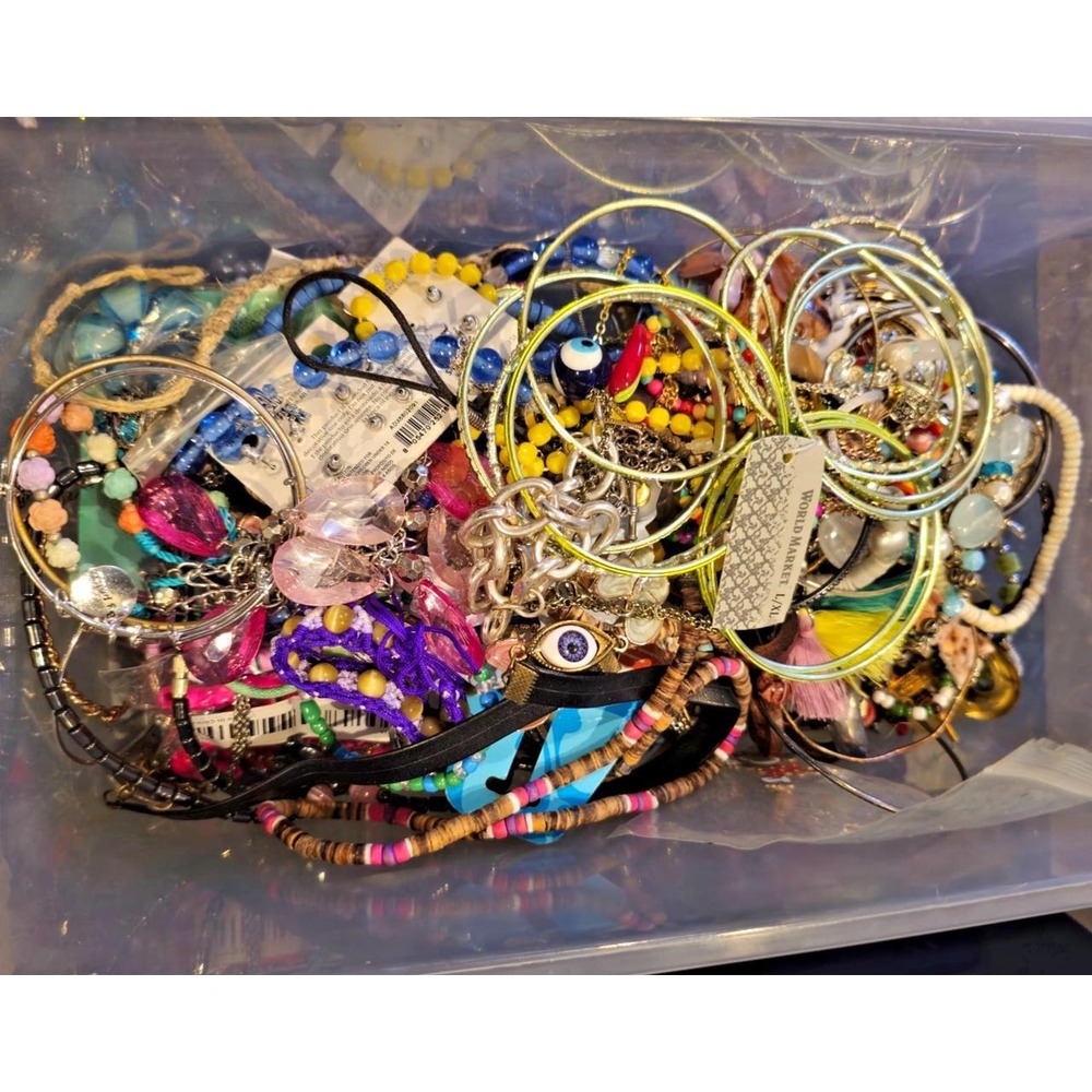 Girls Mixed Jewelry Lot 5lbs Necklaces Bracelets Disney Bratz Harry Potter